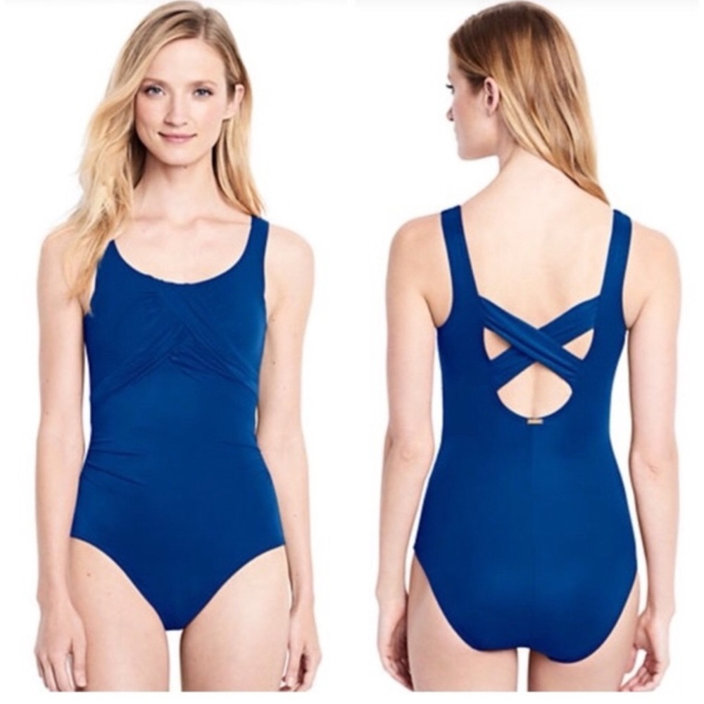 Lands End Carmela Swimsuit Tummy Control Slimming